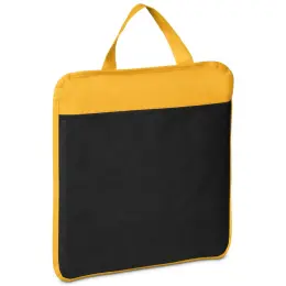 Altitude Fanflare Stadium Cushion Black Yellow Unbranded Side